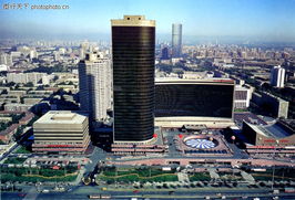 中國國際貿(mào)易中心 鳥瞰北京圖 首都風(fēng)光圖庫 壯觀 獨立 摩天樓