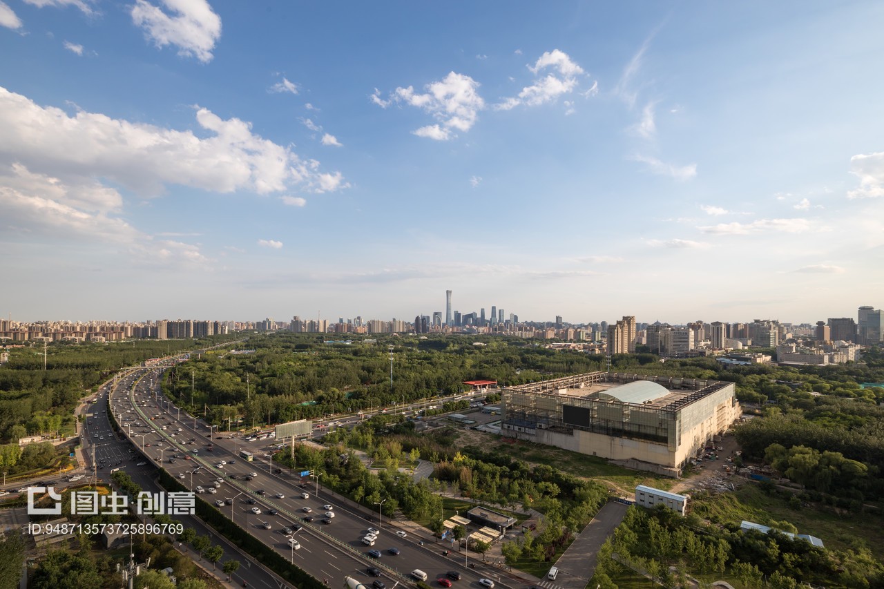 北京市朝陽區國貿CBD 現代化城市風貌的璀璨縮影